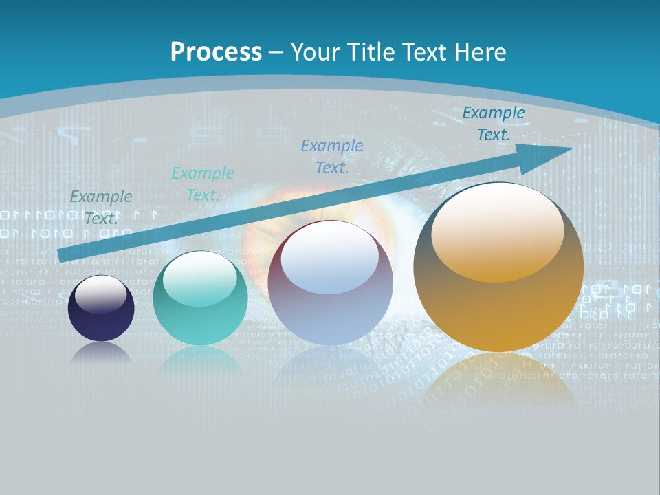 A Computer Eye With The Words Company Name On It PowerPoint Template