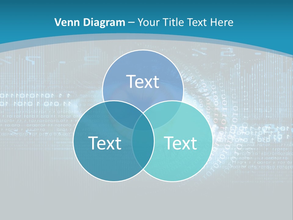 A Computer Eye With The Words Company Name On It PowerPoint Template