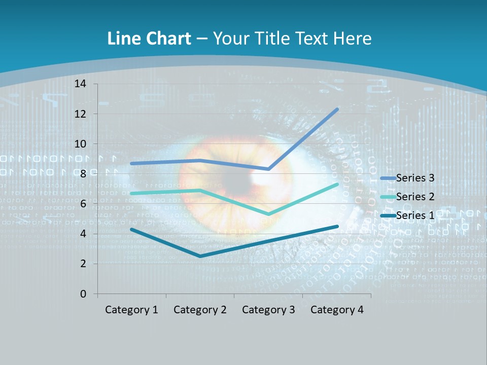 A Computer Eye With The Words Company Name On It PowerPoint Template