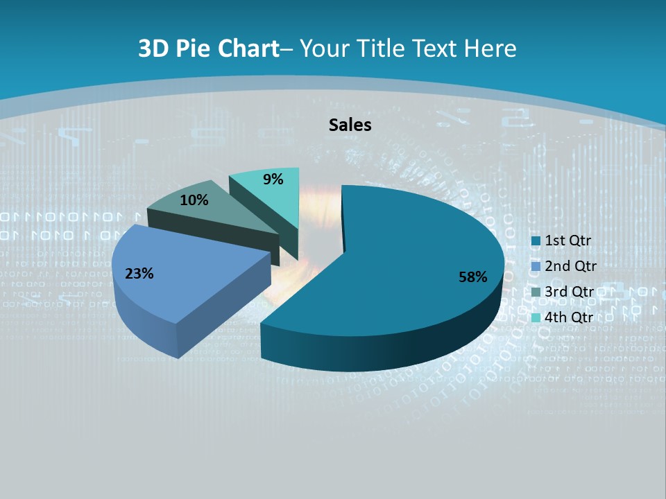 A Computer Eye With The Words Company Name On It PowerPoint Template