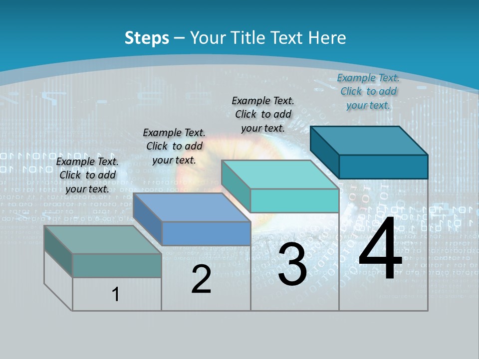 A Computer Eye With The Words Company Name On It PowerPoint Template