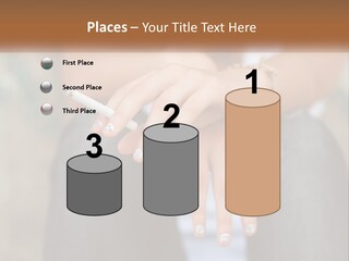 A Woman Holding A Cigarette In Her Hand PowerPoint Template