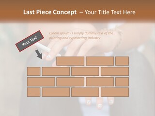 A Woman Holding A Cigarette In Her Hand PowerPoint Template