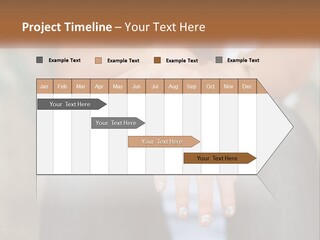 A Woman Holding A Cigarette In Her Hand PowerPoint Template