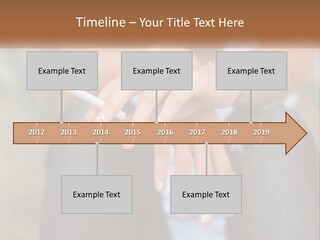 A Woman Holding A Cigarette In Her Hand PowerPoint Template