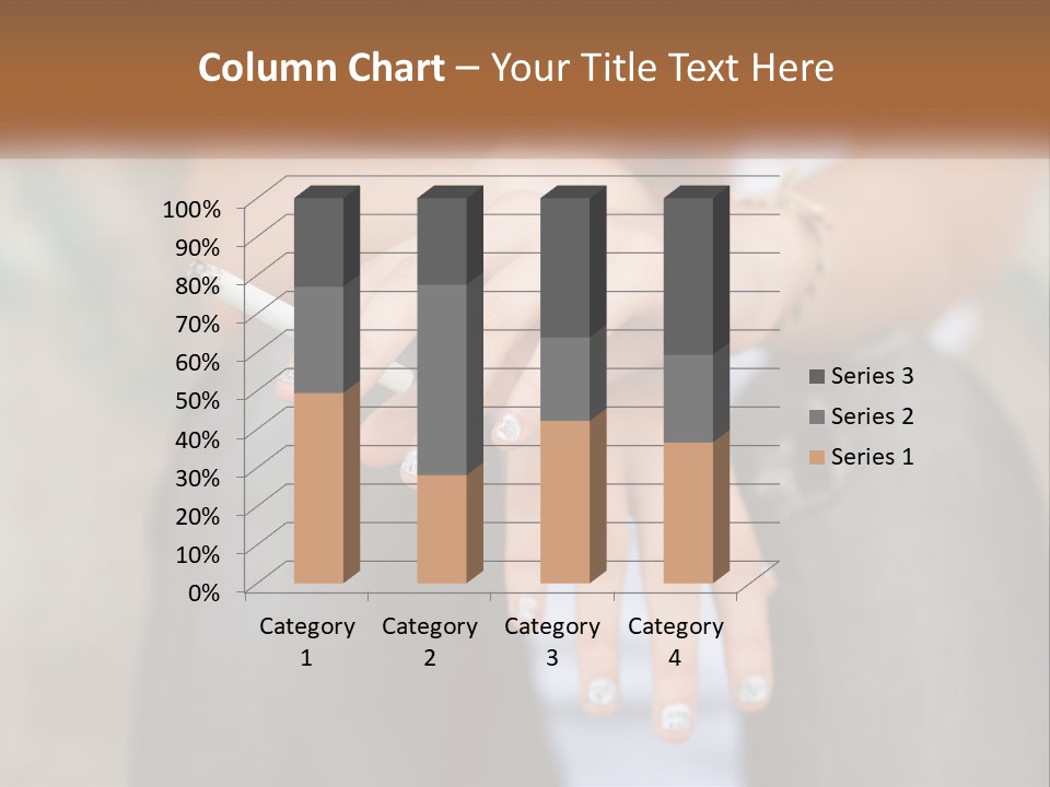 A Woman Holding A Cigarette In Her Hand PowerPoint Template