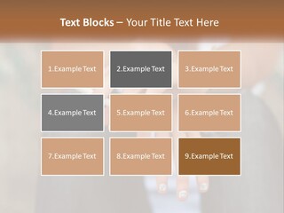 A Woman Holding A Cigarette In Her Hand PowerPoint Template