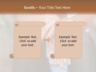 A Woman Holding A Cigarette In Her Hand PowerPoint Template