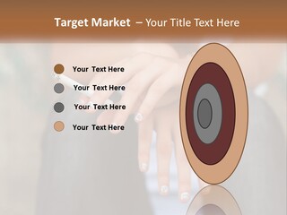A Woman Holding A Cigarette In Her Hand PowerPoint Template