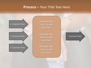A Woman Holding A Cigarette In Her Hand PowerPoint Template