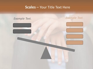 A Woman Holding A Cigarette In Her Hand PowerPoint Template