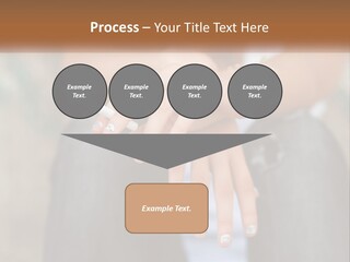 A Woman Holding A Cigarette In Her Hand PowerPoint Template