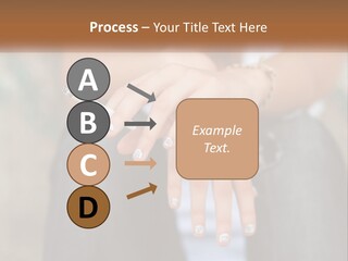 A Woman Holding A Cigarette In Her Hand PowerPoint Template