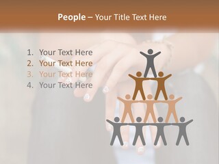 A Woman Holding A Cigarette In Her Hand PowerPoint Template