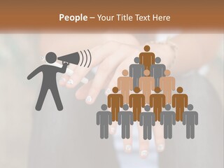 A Woman Holding A Cigarette In Her Hand PowerPoint Template