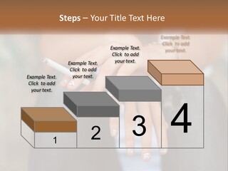 A Woman Holding A Cigarette In Her Hand PowerPoint Template