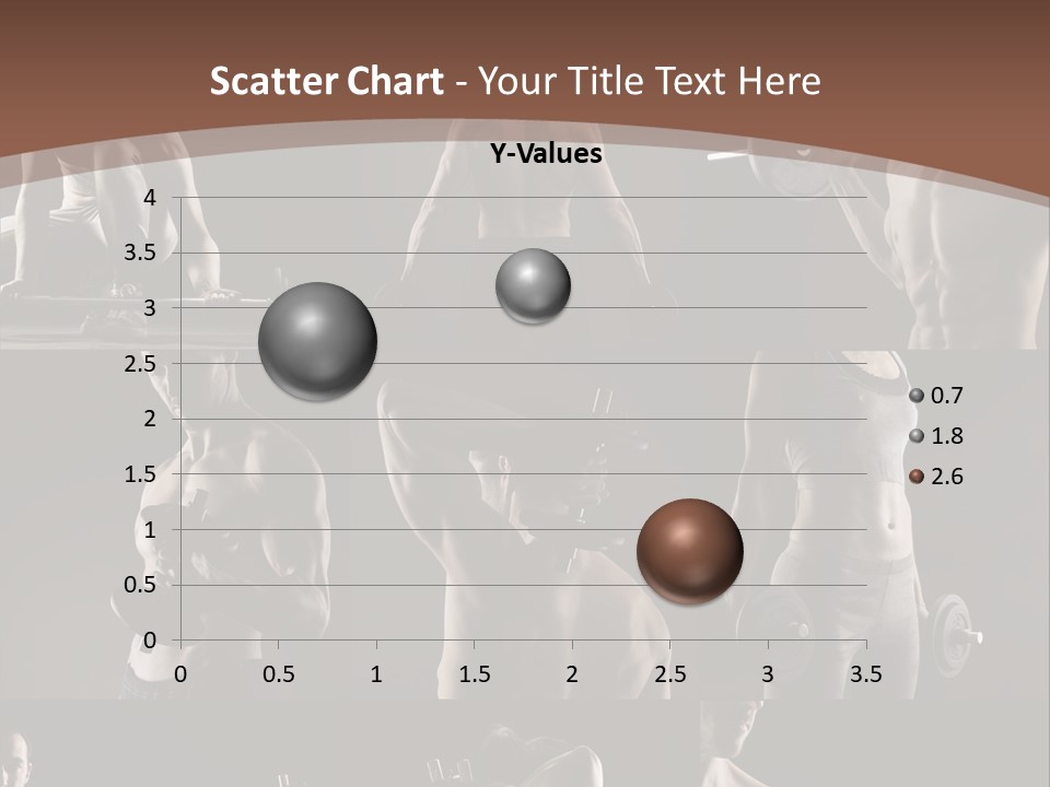 A Man With No Shirt Holding A Barbell PowerPoint Template