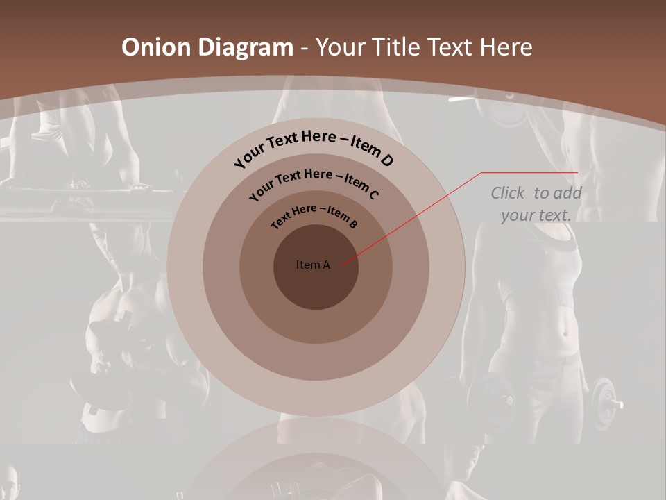 A Man With No Shirt Holding A Barbell PowerPoint Template
