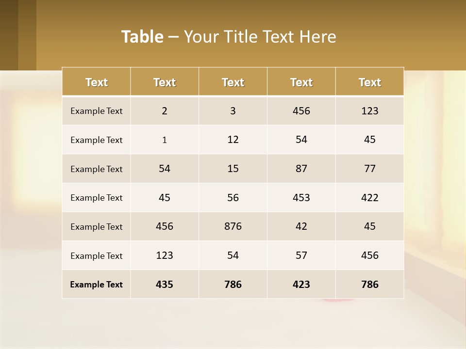 A Room With A Lot Of Windows And A Bed PowerPoint Template
