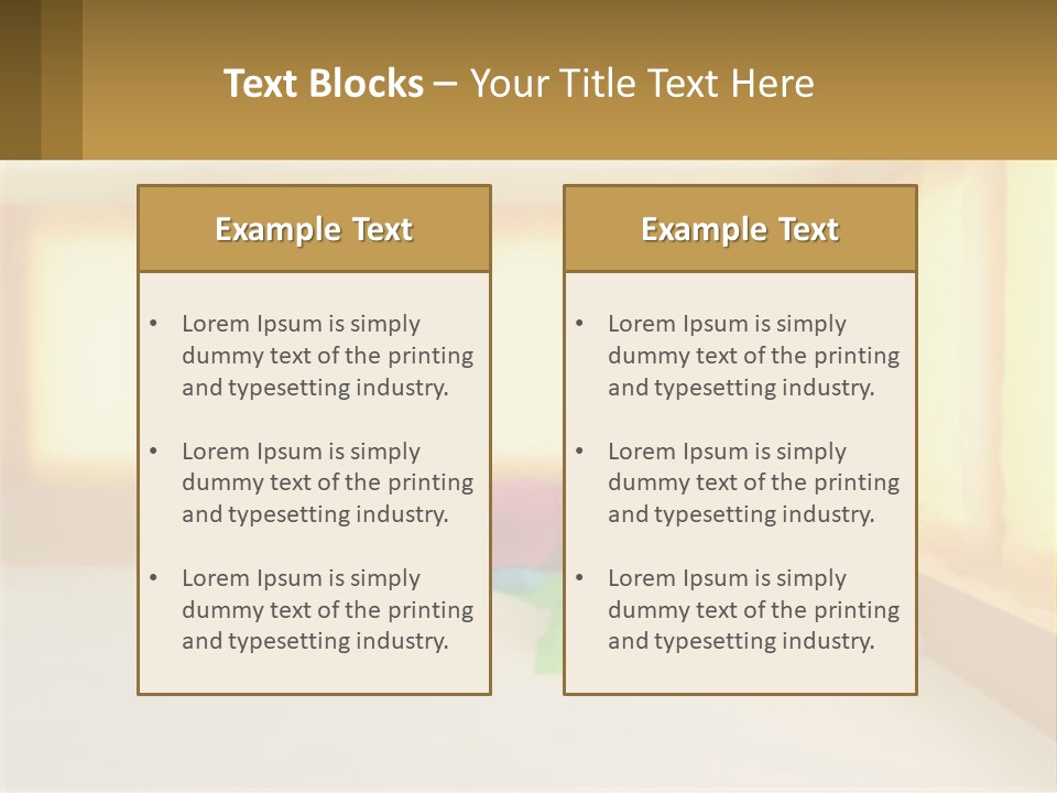 A Room With A Lot Of Windows And A Bed PowerPoint Template