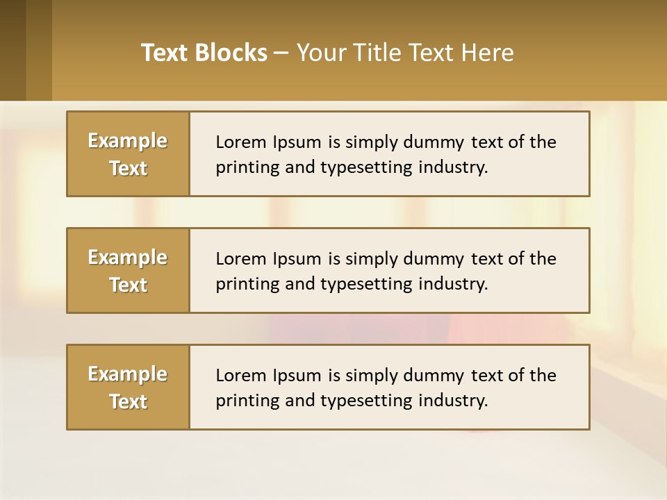 A Room With A Lot Of Windows And A Bed PowerPoint Template