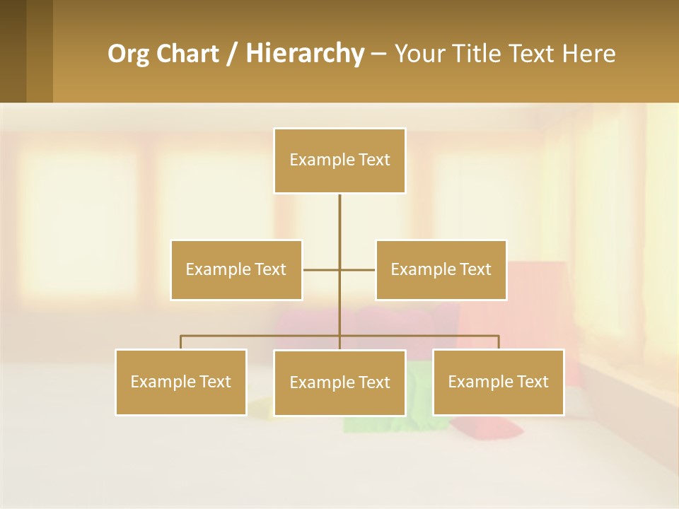 A Room With A Lot Of Windows And A Bed PowerPoint Template