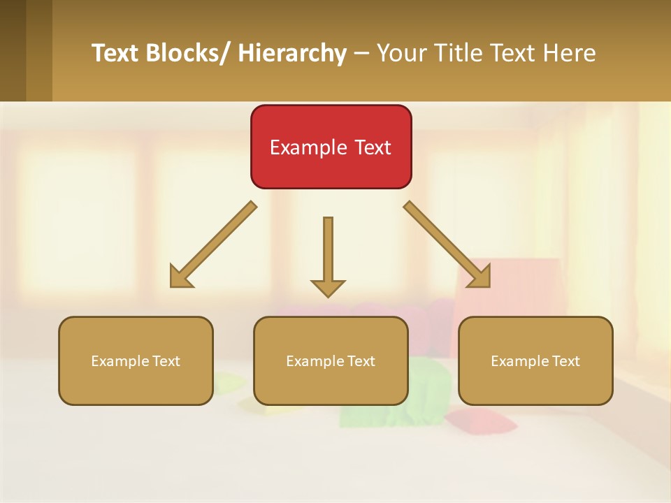 A Room With A Lot Of Windows And A Bed PowerPoint Template