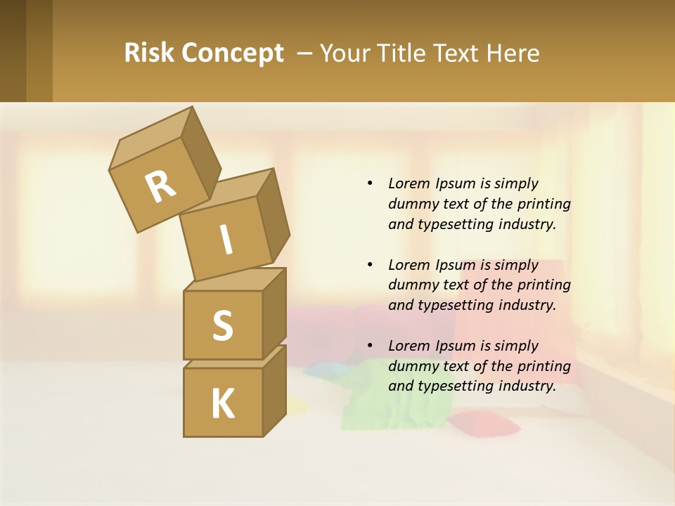 A Room With A Lot Of Windows And A Bed PowerPoint Template