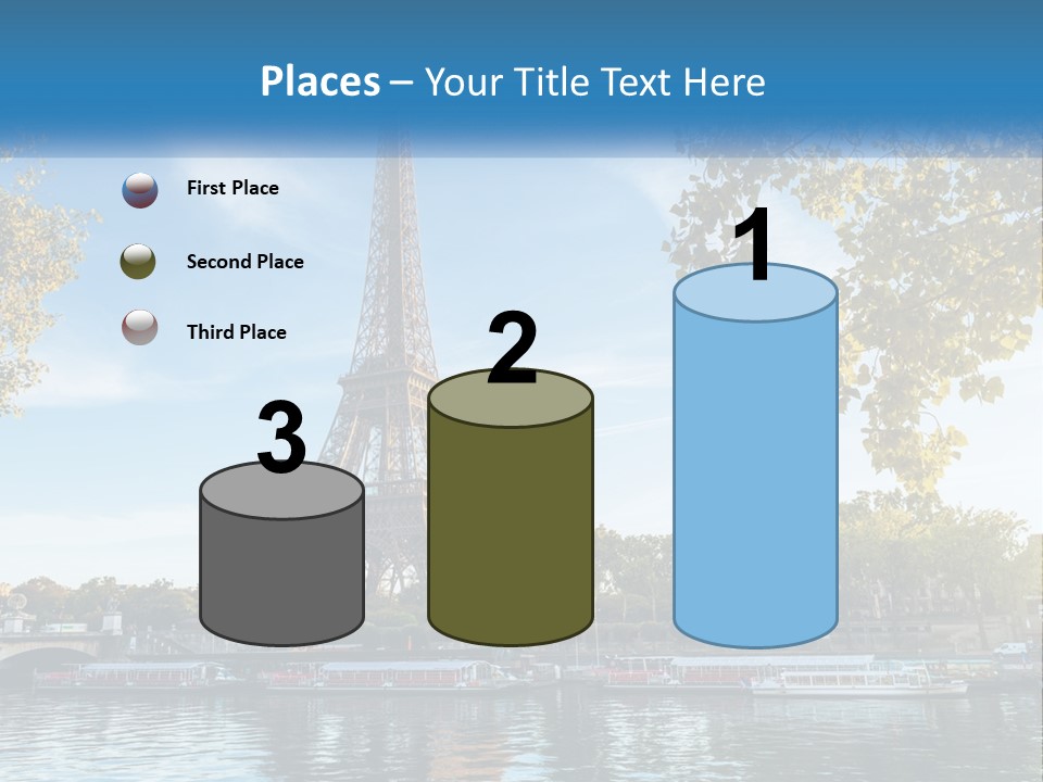 A Picture Of The Eiffel Tower In Paris PowerPoint Template