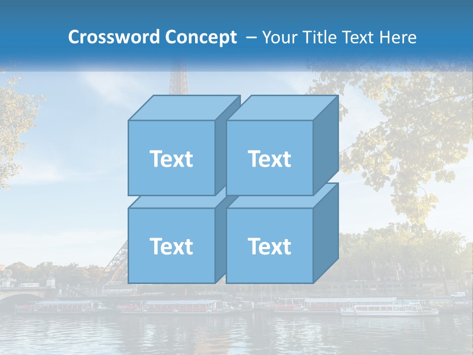A Picture Of The Eiffel Tower In Paris PowerPoint Template