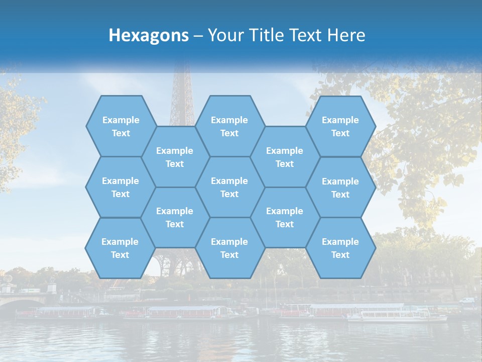 A Picture Of The Eiffel Tower In Paris PowerPoint Template