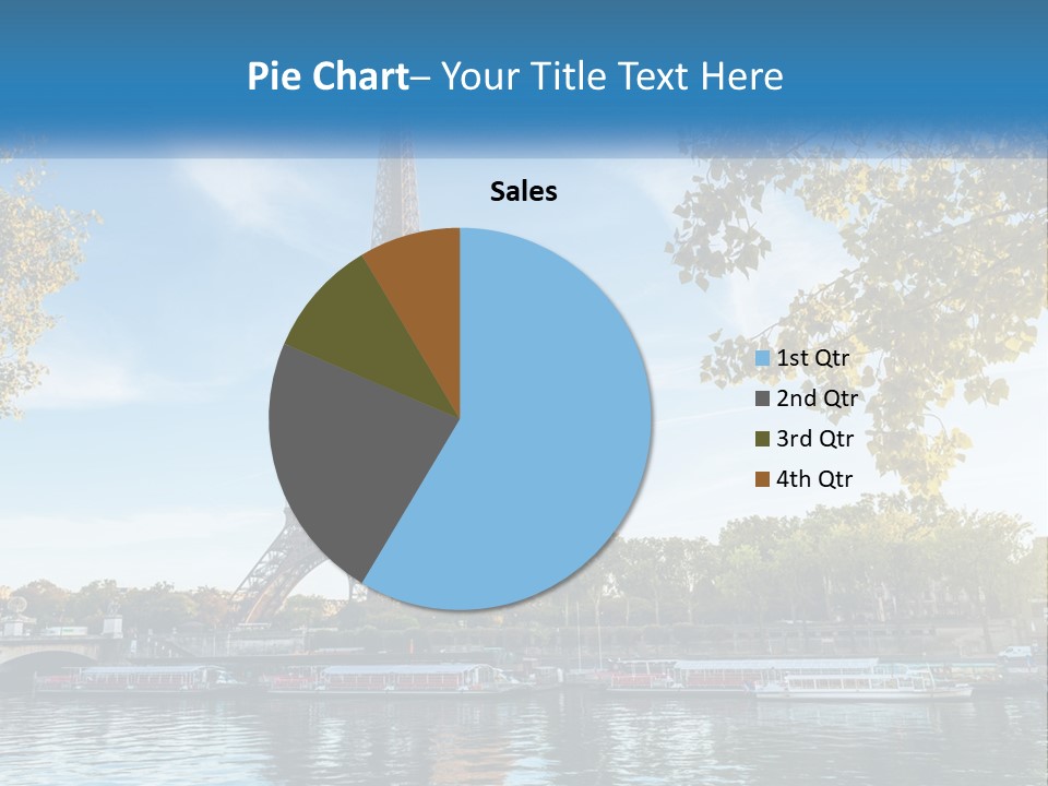 A Picture Of The Eiffel Tower In Paris PowerPoint Template