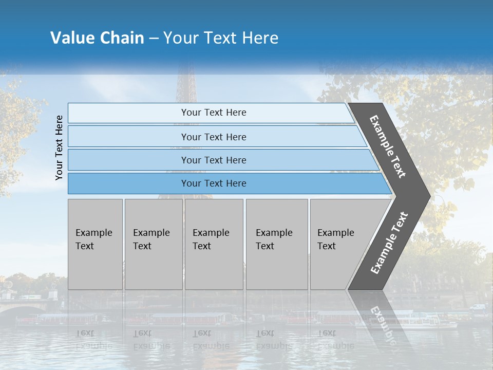 A Picture Of The Eiffel Tower In Paris PowerPoint Template