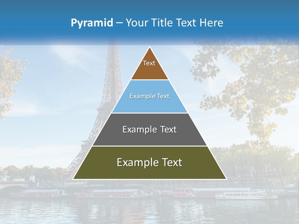 A Picture Of The Eiffel Tower In Paris PowerPoint Template