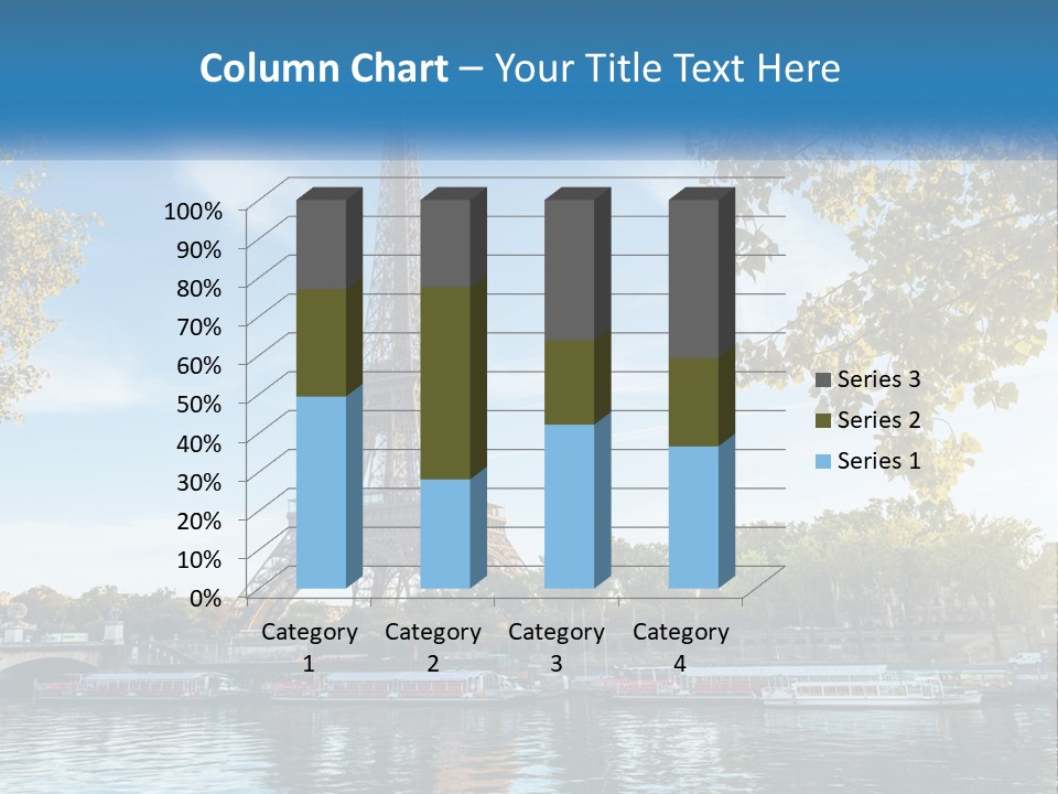 A Picture Of The Eiffel Tower In Paris PowerPoint Template