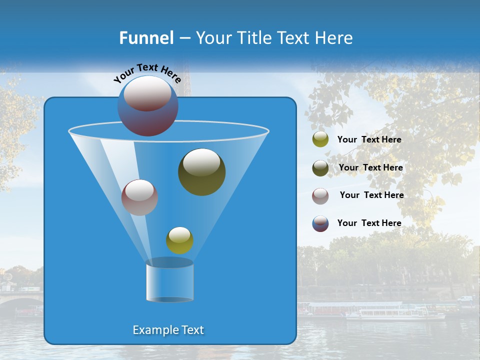 A Picture Of The Eiffel Tower In Paris PowerPoint Template