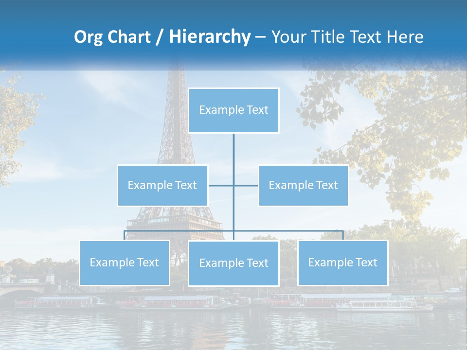 A Picture Of The Eiffel Tower In Paris PowerPoint Template