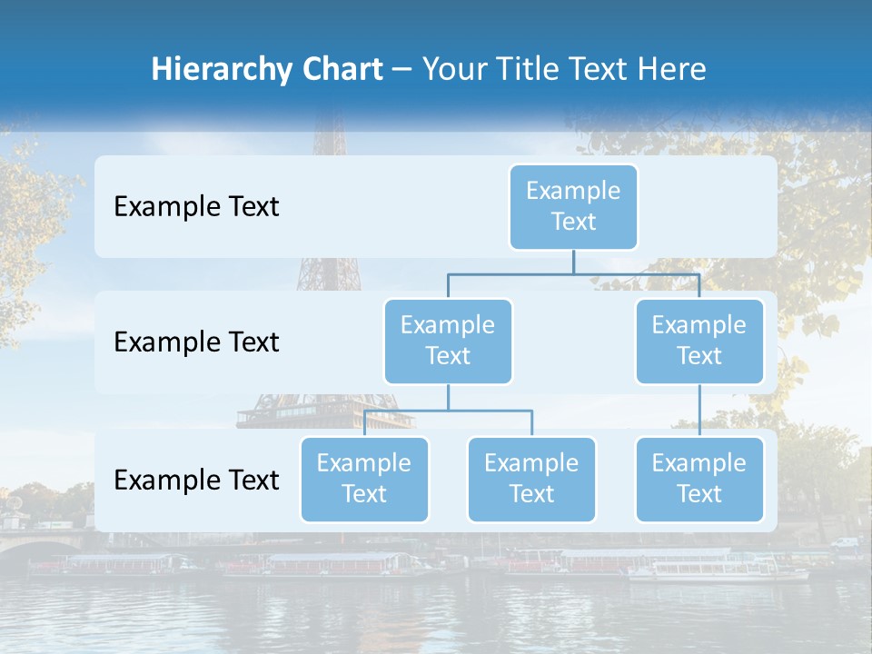 A Picture Of The Eiffel Tower In Paris PowerPoint Template