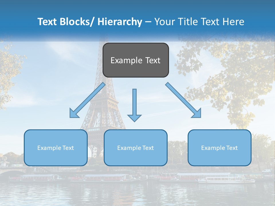A Picture Of The Eiffel Tower In Paris PowerPoint Template