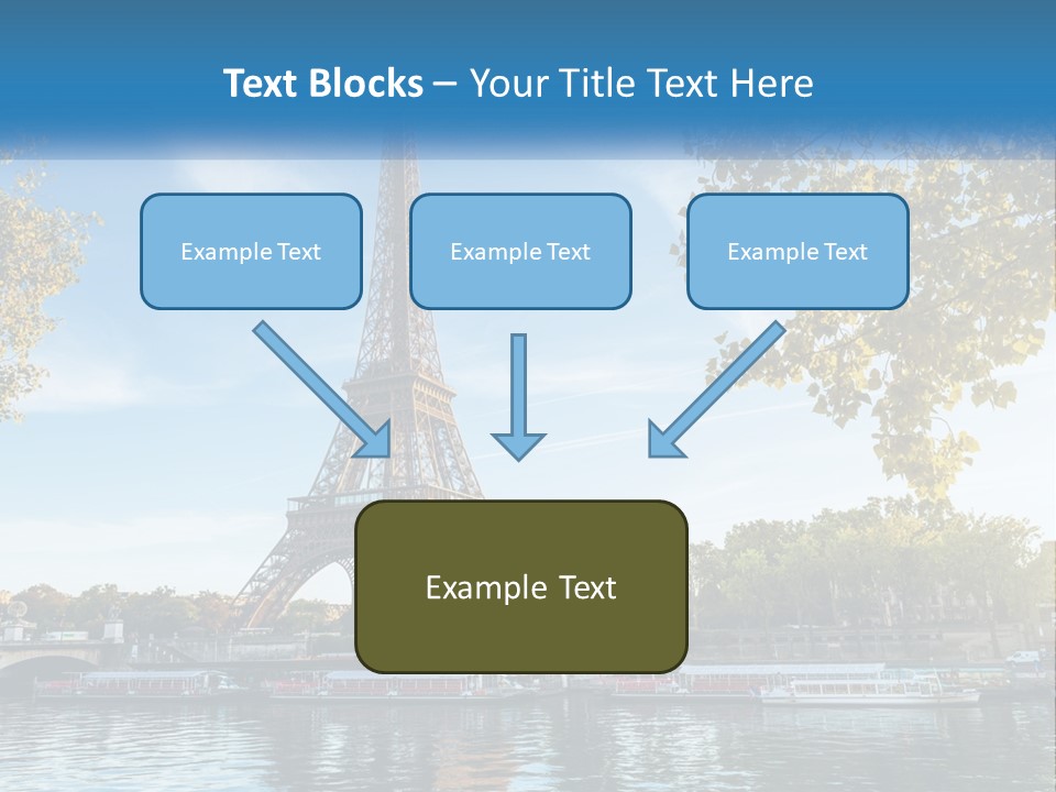A Picture Of The Eiffel Tower In Paris PowerPoint Template