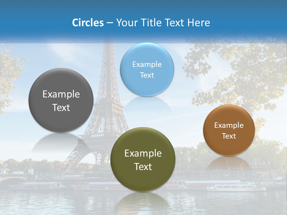 A Picture Of The Eiffel Tower In Paris PowerPoint Template