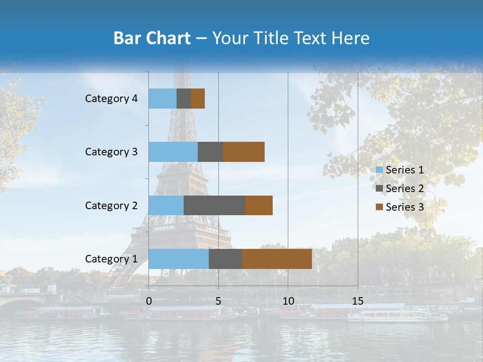 A Picture Of The Eiffel Tower In Paris PowerPoint Template