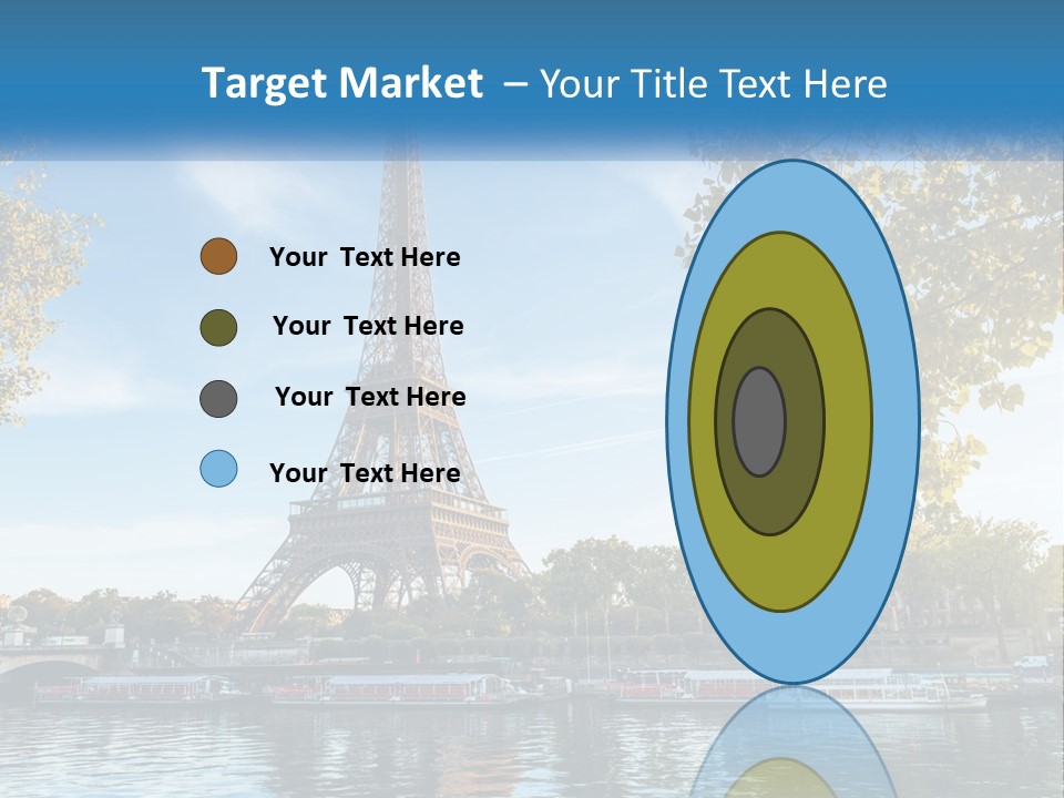 A Picture Of The Eiffel Tower In Paris PowerPoint Template