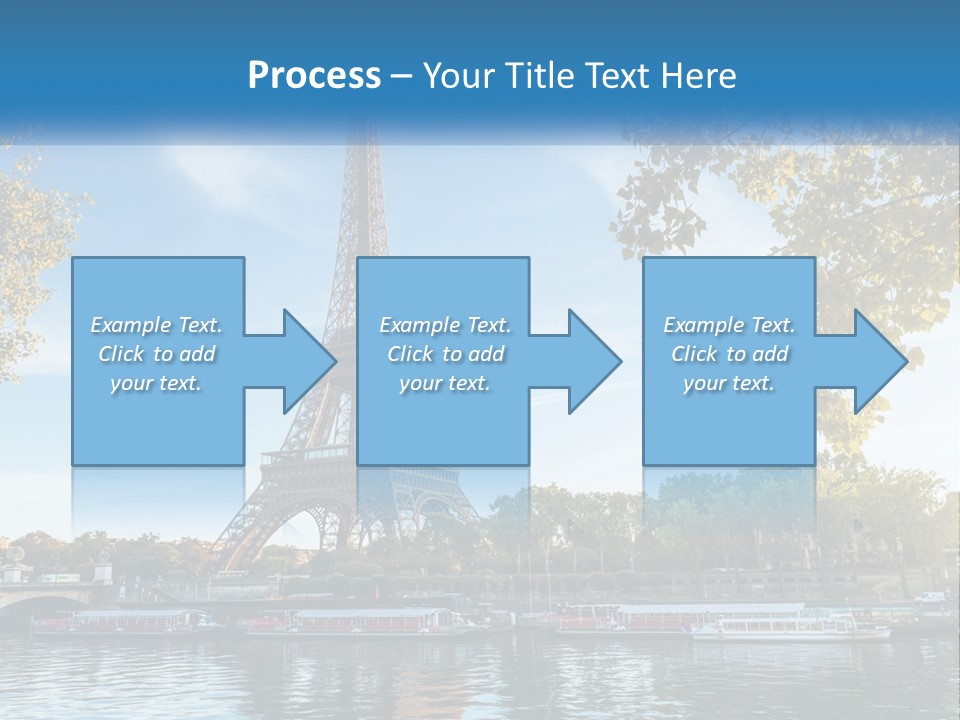 A Picture Of The Eiffel Tower In Paris PowerPoint Template