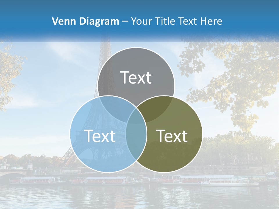 A Picture Of The Eiffel Tower In Paris PowerPoint Template