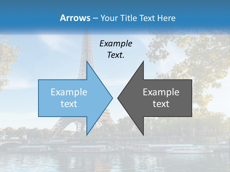 A Picture Of The Eiffel Tower In Paris PowerPoint Template
