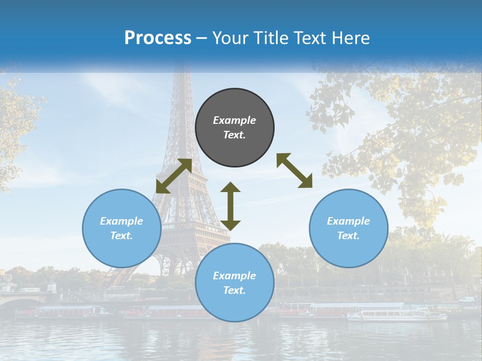 A Picture Of The Eiffel Tower In Paris PowerPoint Template