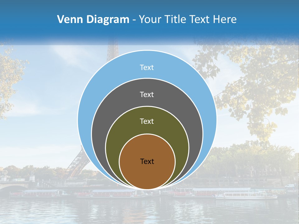A Picture Of The Eiffel Tower In Paris PowerPoint Template