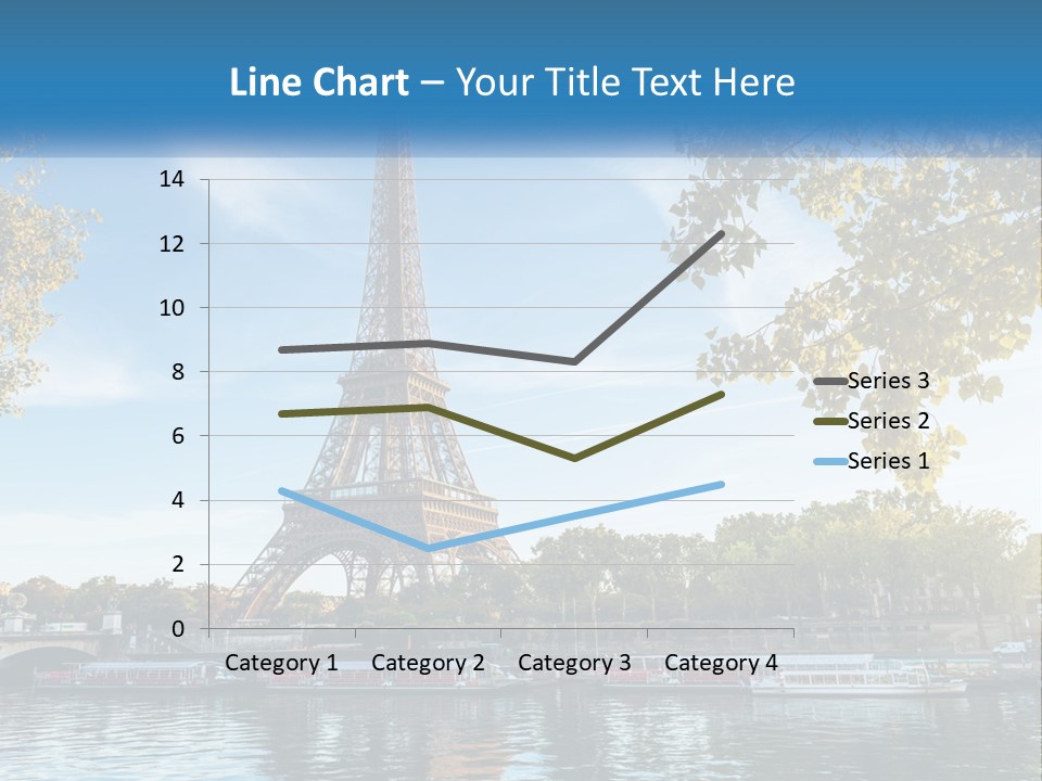 A Picture Of The Eiffel Tower In Paris PowerPoint Template
