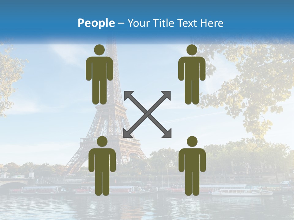 A Picture Of The Eiffel Tower In Paris PowerPoint Template